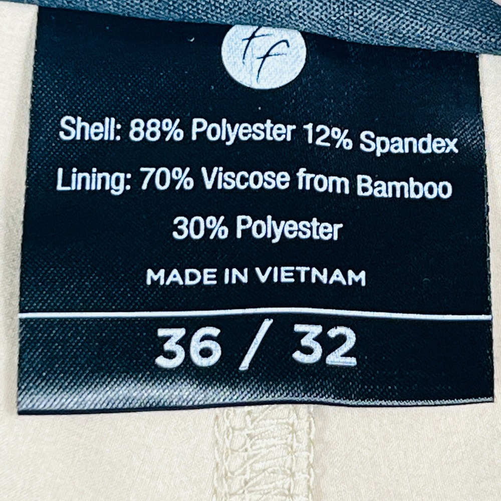 Free Fly Mens Pants‎ Khaki Tan Performance Stretch 36 x 32 Golf Casual Travel - Picture 5 of 8